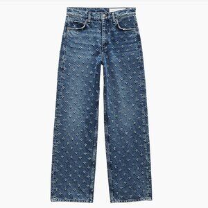 rag & bone  Shea High-Rise Ankle Relaxed Straight-Leg Jeans